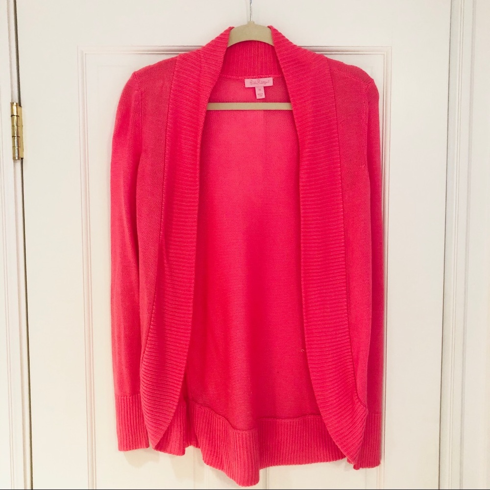 Lilly Pulitzer Hot Pink Cardigan